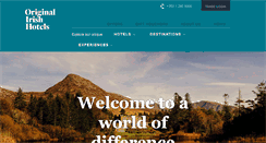 Desktop Screenshot of irishcountryhotels.com
